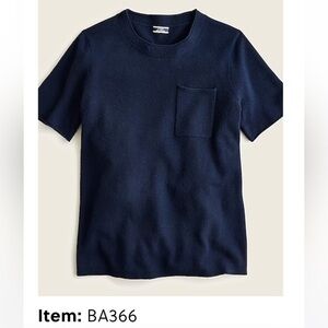 Jcrew Cashmere oversized T-shirt w/ pocket, NWT, size M